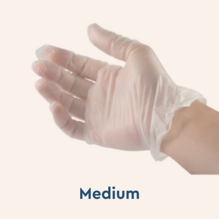 Medium Vinyl Gloves | Packnet NZ