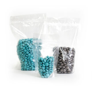 Clear Stand Up Pouches 140x220 500ml