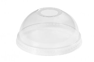 Dome Lid Clear Cup PLA - 98mm DIA Carton  1000  - Green Choice