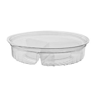 Sho-Bowl 15oz 3-Compartment Flat Lid - Unipak