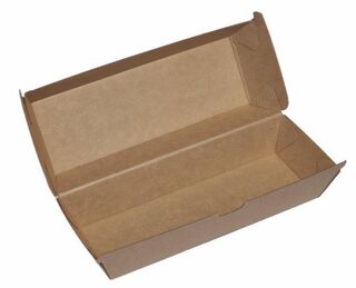 Kraft Hot Dog Box - Dividable - Ecoware