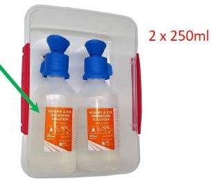 Emergency Eye and Wound Wash Station (2 x 250 ml)