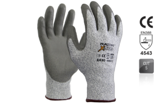 TOUCHLINE™ 'OpenSide', Nitrile 1/2 dip Foam coat on Spandex, Size 7 - Esko
