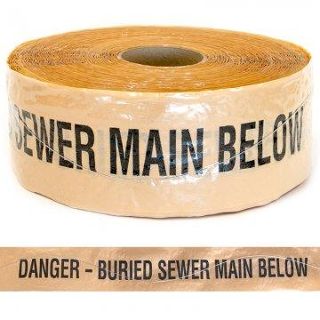 Detectatape Wire Trench Tape "Danger Buried Sewer" - Esko