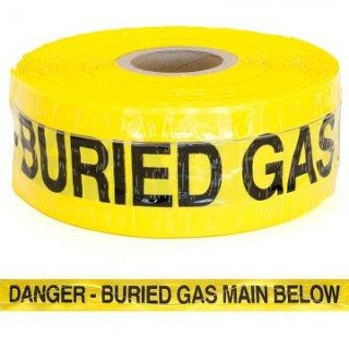 Detectatape Wire Trench Tape "Danger Buried Gas" - Esko