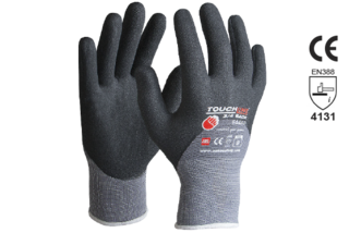 TOUCHLINE™ '3/4Back', Nitrile 3/4 dip Foam coat on Spandex, Size 8 - Esko