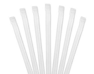MPM Straw Paper 197mm (white) individually wrapped - Castaway
