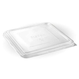 3/4/5 Compartment RPET Takeaway LARGE Lid, Clear - BioPak