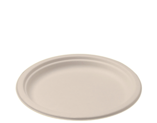 Enviroboard® Small Round Plate, Natural