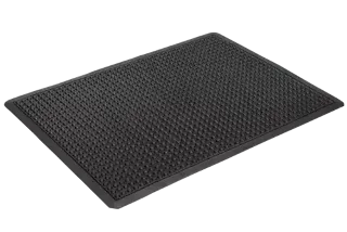 Ergo Anti-Fatigue Bubble Mat 900 x 600mm Black - AMS