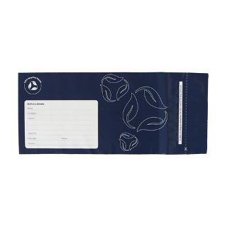 Courier Bags DLE Recycled Resealable Pack 100 - Ecobags